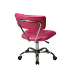 OSPHF Vista Task Office Chair, Pink-360 degree swivel