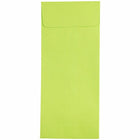 JAM Paper #11 Policy Business Coloured Envelopes - 4.5" x 10.375" - Ultra Lime Green - 25 Pack-Colour: Lime Green
