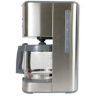 Kenmore - Cafetière programmable Aroma Control de 12 tasses - gris/acier inoxydable-Carafe en verre allant au lave-vaisselle et extérieur en acier inoxydable noir et attrayant facile à nettoyer