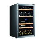 Hamilton Beach 43-bottle Dual Zone Wine Fridge - Stainless Steel-Storage for up to 43 - 750ml bottles