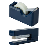 JAM Paper Office & Desk Sets, Stapler Tape Dispenser, Navy (3378NB)-Colour: Navy Blue