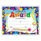 Trend Enterprises 8 1/2" x 11" Certificate of Award, 180 Pack (T-2951)-Theme/design: Award