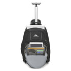 High Sierra Freewheel Backpack, Black-Large, multi-compartment design