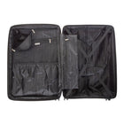 Air Canada Eerie 20" Hardside Carry On Spinner Luggage - Black-Push-button inside compression strap for organized packing