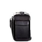 Bugatti 17" Docket Business Case on Wheels, Black-Made of simulated leather