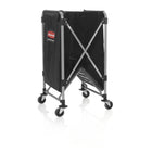 Rubbermaid Collapsible Cart - 8 Bushels - Single Stream - Black-Dimensions: 34"L x 24.1"W x 35.7"D