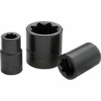 Gray Tools 3/4" X 1/2" Drive, 8 Point Regular Length, Impact Socket-Size: 3/4"