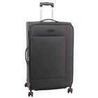 Air Canada Omni 28" Softside Spinner Luggage - Charcoal-2-tone 600D polyester construction for durability and style