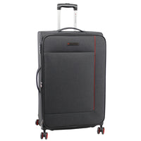Air Canada Omni 28" Softside Spinner Luggage - Charcoal-2-tone 600D polyester construction for durability and style