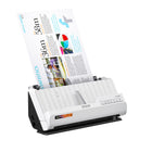 Epson RapidReceipt RR-400W Wireless Duplex Compact Desktop Receipt and Document Scanner - White-Mode: Duplex
