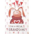 Rosedale Gold - Cartes de souhaits/Enveloppes - Joyeuse St-Valentin Petit-fils enfant (50107) - 5-1/2 po x 8 po - paquet de 6-Imprimées sur un papier de qualité non couché