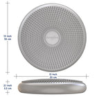 Bouncyband Big Wiggle Seat Sensory Cushion, Silver-Effective on chairs, benches or directly on floors