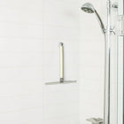 Alto Extendable Shower Squeegee, Polished Nickel-High quality textured handle is finger-print and water spot proof