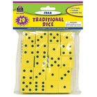 Teacher Created Resources Foam Traditional Dice, Grade K-4 (TCR20603)-Square edges stop the dice from rolling too far
