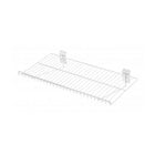 Can-Bramar - Tablette métallique plate pour panneau rainuré, 24 x 12 po, blanc, paquet de 2-Tablette métallique plate de 24 x 12 po pour panneau rainuré