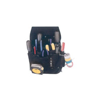 Kuny’sMC Leather – Poche en nylon à 11 pochettes pour outils d’électricien (EL-5505)-Matériau : Polyester