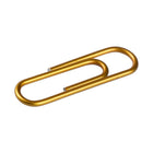 JAM Paper Coloured Standard Paper Clips, Small, Gold Paperclips, 3 Packs of 100, 300 Total (24365004)-3