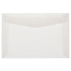 JAM Paper 6 x 9 Translucent Vellum Booklet Envelopes, Clear, 250 Pack-Clear