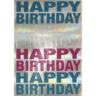 Rosedale Greeting Card, Happy Birthday , Abstract Art-Printed on premium coated card stock