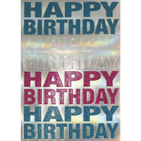 Rosedale Greeting Card, Happy Birthday , Abstract Art-Printed on premium coated card stock
