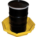 Enpac, Drums-Up Trays, 37.5" L x 37.5" W x 7.5" H, 20 Us Gal. Spill Capacity-Height: 7.5"