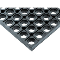 Wearwell WorkSafe No. 477, Connector, 6 Pack-Extra-thick, drainage mat designed for worker comfort