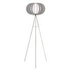 Eglo - Stellato Colore lampe de plancher avec interrupteur à pied - 65" - nickel mat-Lampe de plancher