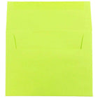 JAM Paper A6 Invitation Envelopes, 4.75 x 6.5, Brite Hue Ultra Lime Green, 1000 Pack (52610B)-Size: A6 (4 3/4" x 6-1/2")