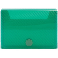 JAM Paper Large Business Card Holder, 2.25 x 3.25 x 1, Green (245232762)-Size: 2-1/4 x 3-1/4 x 1 inches