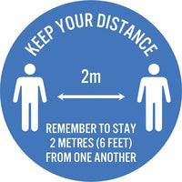 Mark Maker 12" Circular Floor Decal - Design 2812C - 4 Pack-Floor Decal