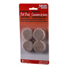 Scratch Guard 1-1/2" Felt Pads - Beige - 8 Pack-Reduces noise, protects surfaces
