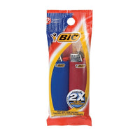 BIC Maxi Lighters, Assorted Colours, 2 Pack-Child-resistant, Safe and reliable, 100% Quality Inspected
