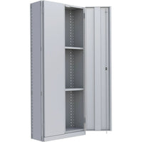 Metalware RK895 Boltless Shelving Unit, 4-Shelves, 36" x 24" x 88", Light Grey-Adjustable shelving system that provides high strength, yet economical storage capacity for your needs