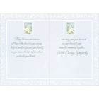 Rosedale 5-1/2" x 8" To You & Family Sympathy Greeting Cards And Envelopes, English, 12 Pack (17571)-Card shop quality greeting cards