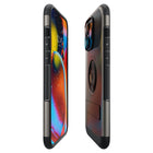 Spigen Slim Armor MagFit for iPhone 15 Pro Max - Gunmetal-Magnetic ring upgrade that offers extra protection