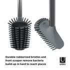 Umbra Flex Sure-Lock Toilet Brush & Holder - Wall Mount or Freestanding - White-6