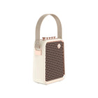 Divoom Songbird Home ktv Sound Set Outdoor Karaoke Bluetooth Small Speaker With Dual Wireless Microphone - White-Portable Design: Take your music anywhere with the compact and lightweight design of the SongBird-HQ speaker.