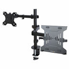 StarTech Adjustable Monitor Arm Desk Mount with Laptop Tray-The well-ventilated laptop tray includes rubber pads to prevent scuffs and scratches