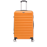 TOSCANO EMINENTE 20" Hardside Carry On Luggage - Burnt Orange-Designed in Italy