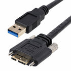 StarTech 2-Port USB 3.0 Fiber Optic Extender-Connectors: 2 x 9-pin 5Gbps USB Type-A (Connector A), 1 x Fiber Optic LC Duplex (Connector B)