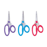 Westcott X-Ray Antimicrobial Pointed Scissors, 5", Assorted-Product infused with Antimicrobial protection to inhibit the growth of bacterial odours