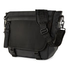 Bugatti x Edition22 - Messenger Bag - Recycled Polyester - Black-Adjustable and removable EDITION22 webbing strap with cushioned shoulder pad, to carry the messenger bag as a crossbody or on the shoulder