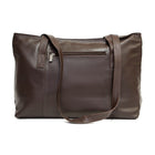 Ashlin Melia Ladies Classic Tote Bag, Dark Brown-Classic tote bag design.