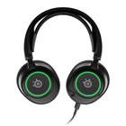SteelSeries Arctis Nova 3 Wired PC Headset - Black-Over-ear ComfortMAX headset offers a lightweight, stretchy band and adjustable earcups 