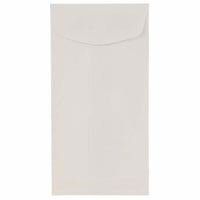 JAM Paper Monarch Policy 8 Glove Envelopes - 3.875" x 7.5" - White - 50 Pack -White Monarch Policy Envelope