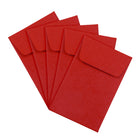 JAM Paper #1 Coin Envelopes, 2.25 x 3.5, Red Brite Hue Recycled, 50 Pack-#1 Coin (2.25 x 3.5 inches)