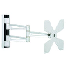 TygerClaw 23" to 37" Full Motion Wall Mount, 12" x 10" x 3", Silver-Medium size Full-Motion wall mount