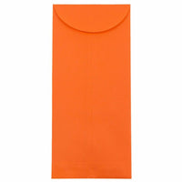 JAM Paper #14 Policy Business Coloured Envelopes - 5" x 11.5" - Orange Recycled - 50 Pack-Colour: Orange