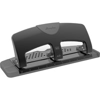 Swingline SmartTouch Low-Force 3-Hole Punch, 20-Sheet Capacity-Superior cutting action with patented pin technology