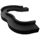 Flash Furniture HERCULES Alon Series Black LeatherSoft Reception Configuration, 11 Pieces-Contemporary Reception Set